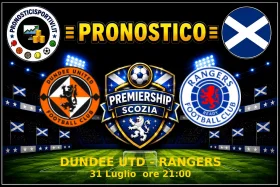 Pronostico Dundee Utd - Rangers