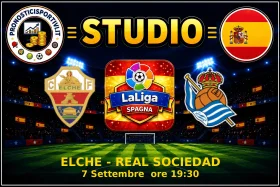 Pronostico Elche - Real Sociedad