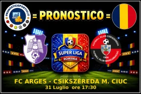 Pronostico FC Arges - Csikszereda M. Ciuc