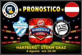 Pronostico Hartberg - Sturm Graz