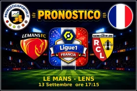 Pronostico Le Mans - Lens