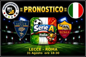 Pronostico Lecce - Roma