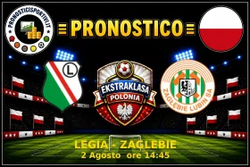Pronostico Legia - Zaglebie