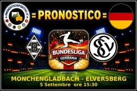 Pronostico Monchengladbach - Elversberg