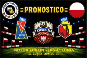 Pronostico Motor Lublin - Jagiellonia