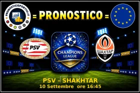 Pronostico PSV - Shakhtar