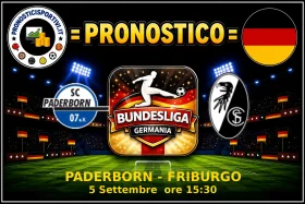 Pronostico Paderborn - Friburgo