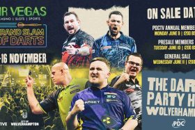 Pronostici Freccette Mr Vegas Grand Slam Darts 2025