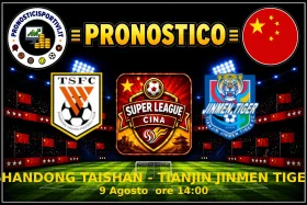 Pronostico Shandong Taishan - Tianjin Jinmen Tiger
