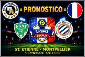 Pronostico St. Etienne - Montpellier