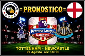 Pronostico Tottenham - Newcastle