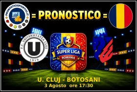Pronostico U. Cluj - Botosani