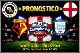 Pronostico Watford - Preston
