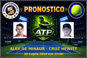 Pronostico Alex De Minaur - Cruz Hewitt