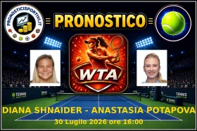 Pronostico Diana Shnaider - Anastasia Potapova