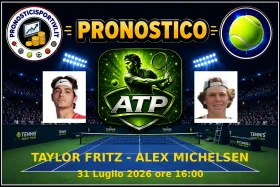 Pronostico Taylor Fritz - Alex Michelsen